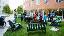 S'mores in the Courtyard
